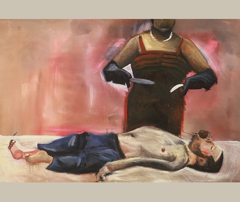 Ready-For-Inspection---Acrylic-on-canvas-with-gold-frame-6ft-x-4ft-May-September-2000