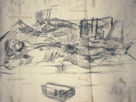 1st-year-degree-drawing-2---charcoal-on-paper-Autumn-1994