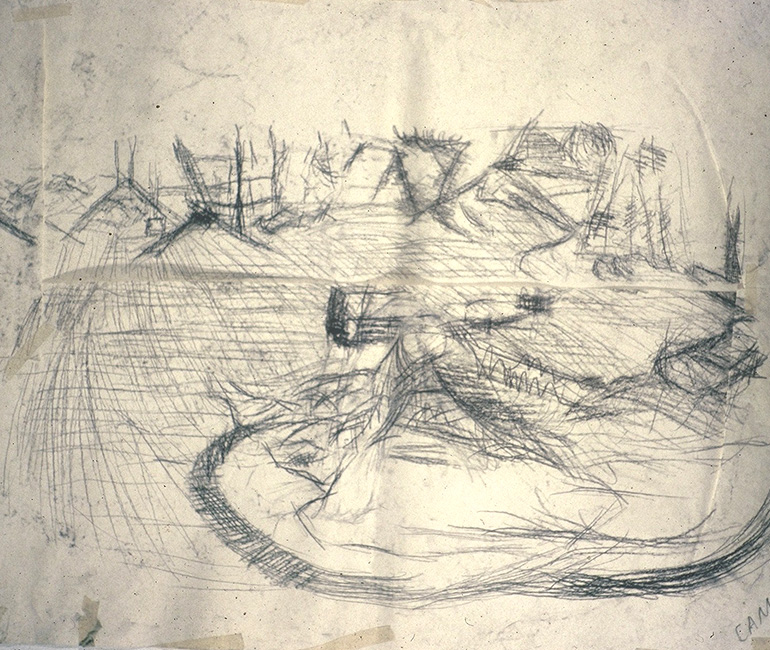 1st-year-degree-drawing---charcoal-on-paper-Autumn-1994
