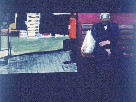 2nd-Year-Degree-'In-The-Market'-1-Acrylic-on-hardboard-4ft-x-4ft-March-June-1996