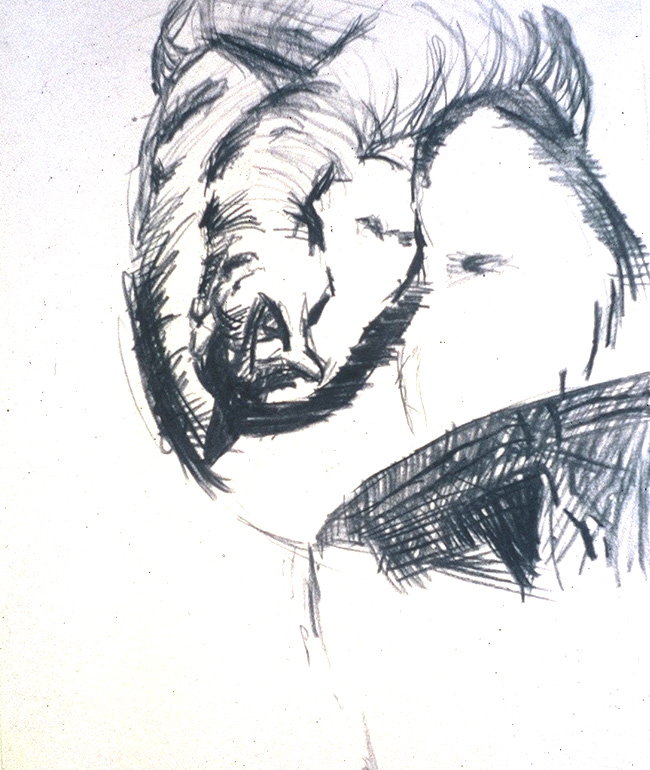 Feet-First-Project-A1-charcoal-drawing-2---Foundation-Course-March-April-1994