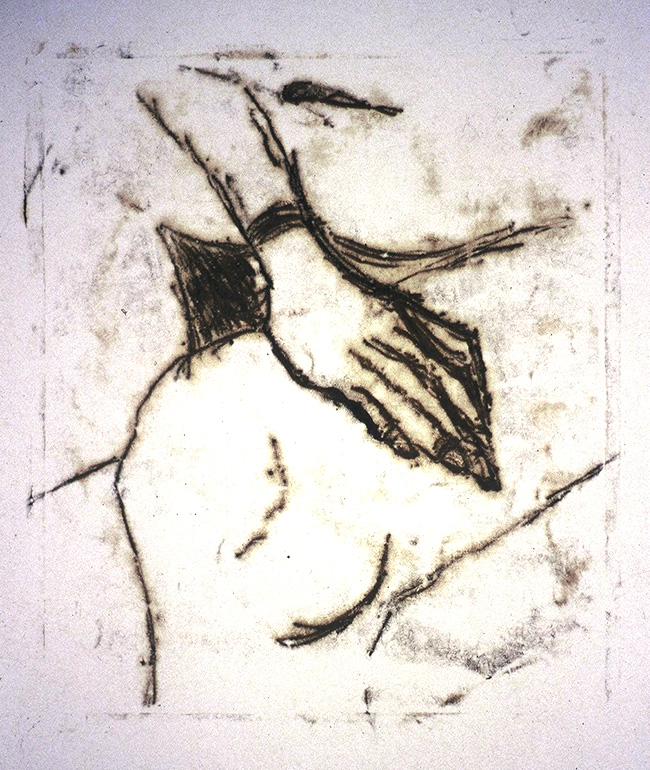 Foundation-Course---Life-drawing-monotype-print-on-A1-paper-Dec-1993