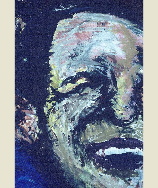 Policeman's-Ball-Detail---Acrylic-Paint-on-Cardboard-3ft-x-2.5ft-Summer-1995