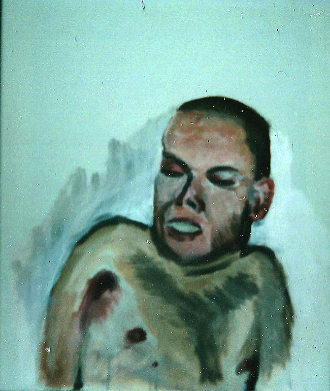 Self-Portrait---Acrylic-on-Canvas-A3.-Spring-2003