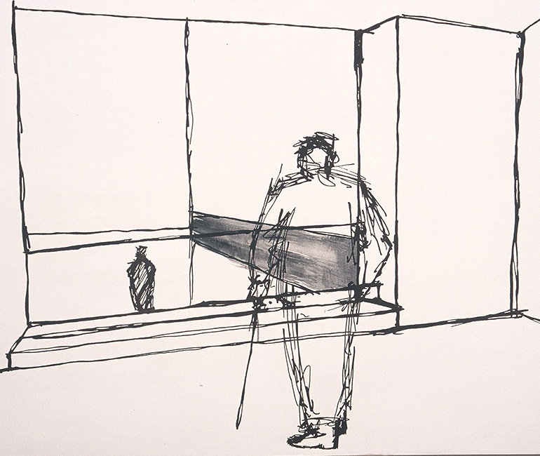 World-Leader---Marker-Pen-with-Acrylic-Paint-on-Canvas-March-2004-5ft-x-3ft