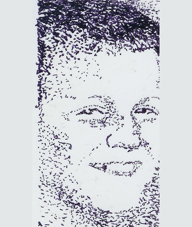 M.A.  4th small drawing on OHP paper.  Jan Feb 2005