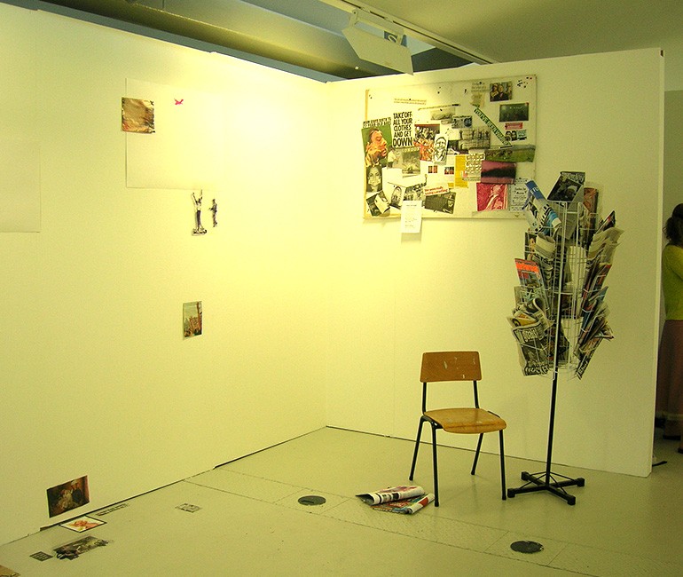 M.A. Show - Installation June 2005 with Carolyn Flood. Image 3