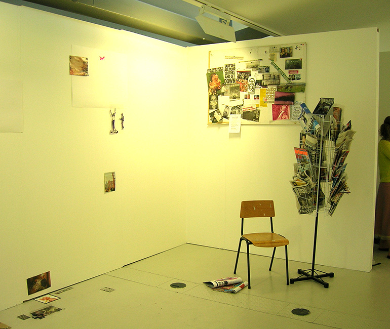 M.A. Show - Installation June 2005 with Carolyn Flood. Image 3